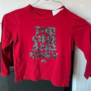 Nike red long sleeve 7